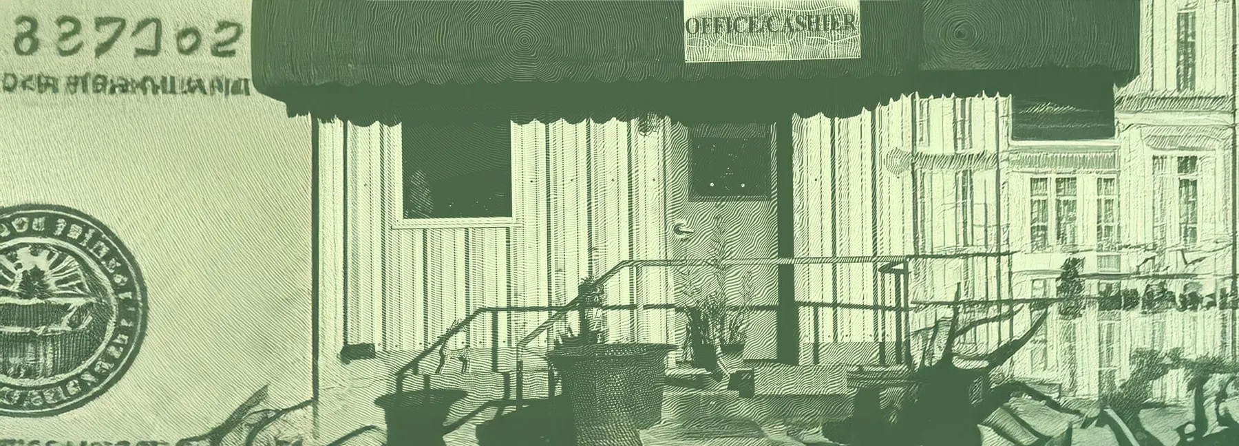 Scale house and office area for receipts and payouts