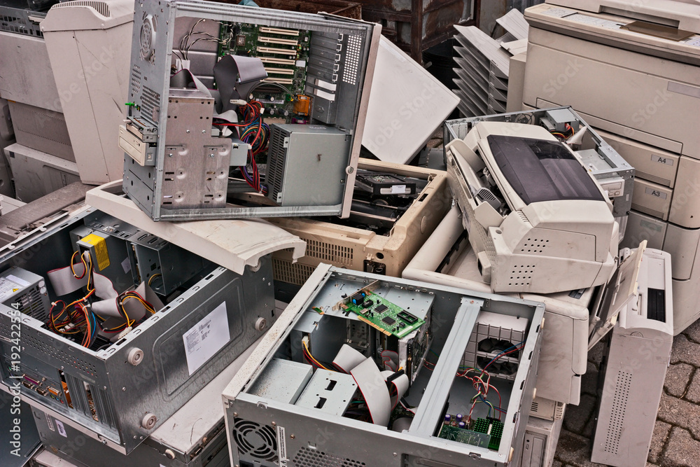 Rack-style servers and networking equipment